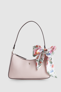 Floral Scarf Shoulder Bag