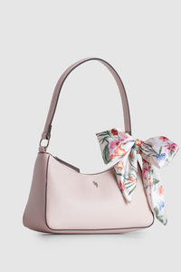 Floral Scarf Shoulder Bag