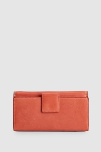 Maya Leather Large Clutch