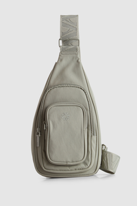 Gia Multi Pocket Nylon Sling Bag