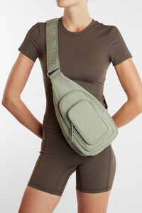 Gia Multi Pocket Nylon Sling Bag