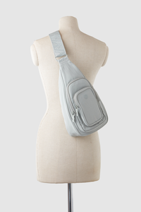 Gia Multi Pocket Nylon Sling Bag