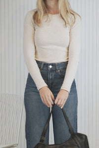 Maya Leather Buckle Tote Bag